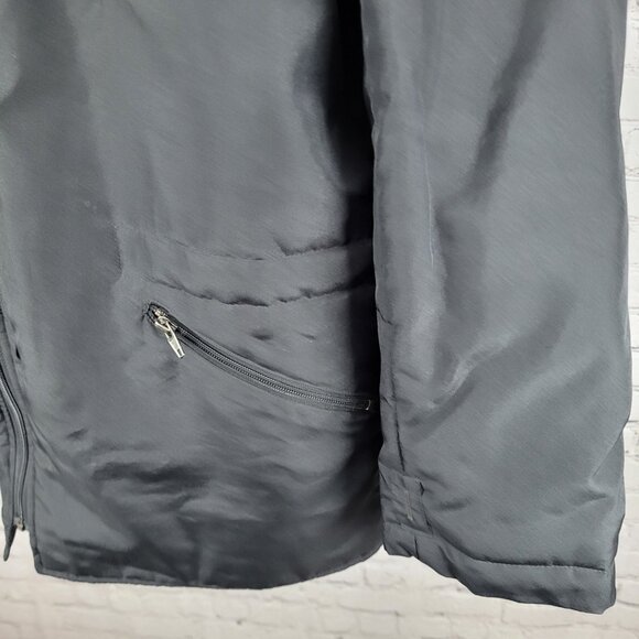 Zara Man Black Full Zip Knit Collar Lightweight Zip Pockets Jacket Size Large L - Picture 10 of 14